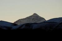 02 Mount Everest Close Up At Sunrise From Across Tingri Plain